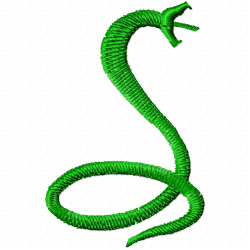 Snake Embroidery Design 8